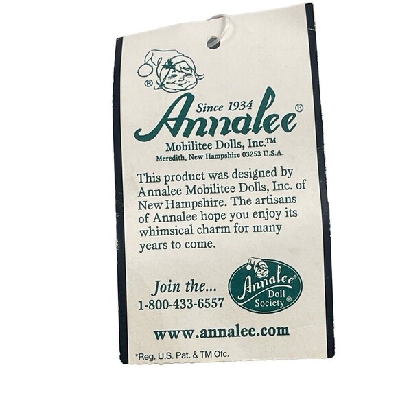 Vintage Annalee Golfer Boy Dog 2002 With Tags 10” Figure RARE - Picture 7 of 16